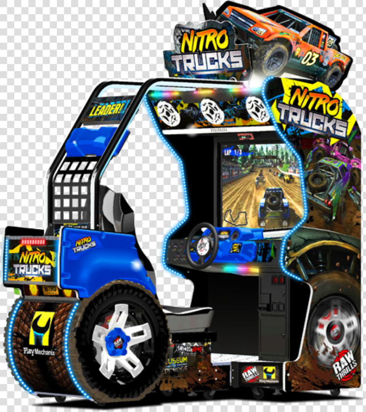 Raw Thrills Nitro Trucks  HD Png DownloadTransparent PNG