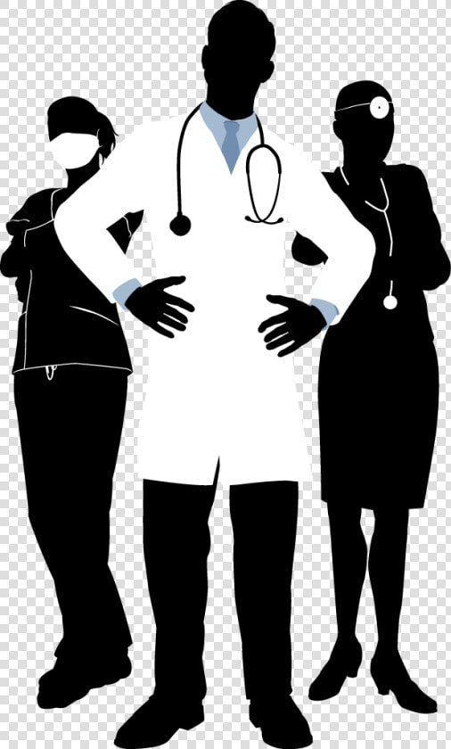 Physician Photography Illustration   Doctor Team Silhouette  HD Png DownloadTransparent PNG