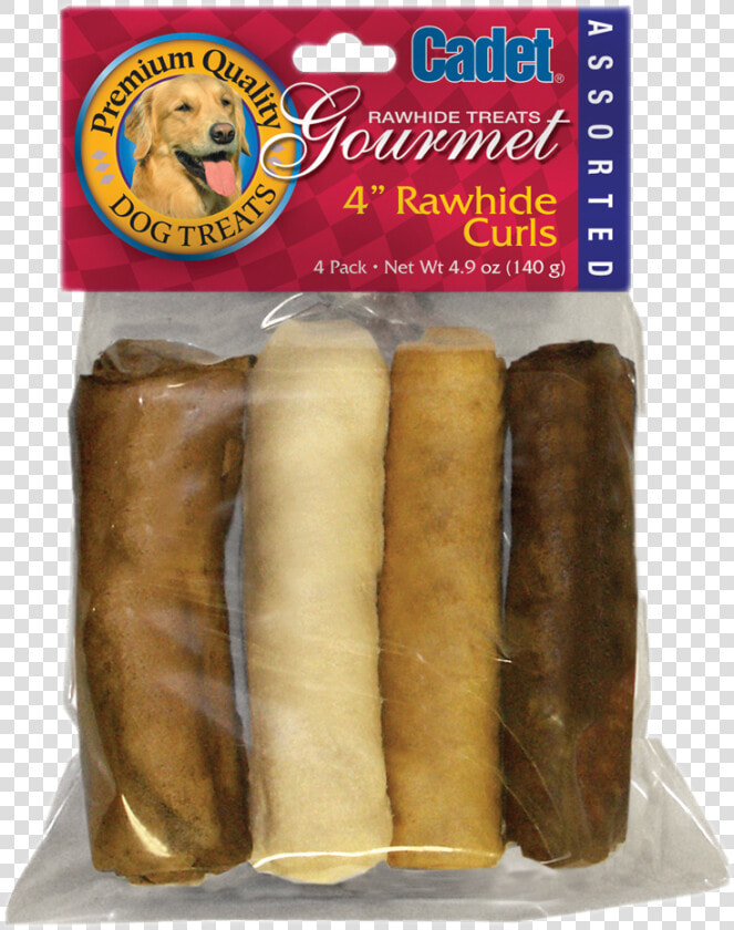 Cadet Pet  Cadet Premium Rawhide Curls Assorted Flavors    Egg Roll  HD Png DownloadTransparent PNG