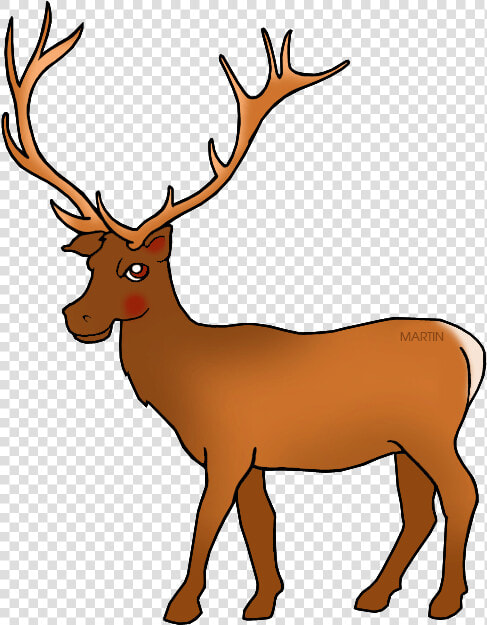 Elk Free United States Clip Art By Phillip Martin Utah   Utah State Animal Elk  HD Png DownloadTransparent PNG