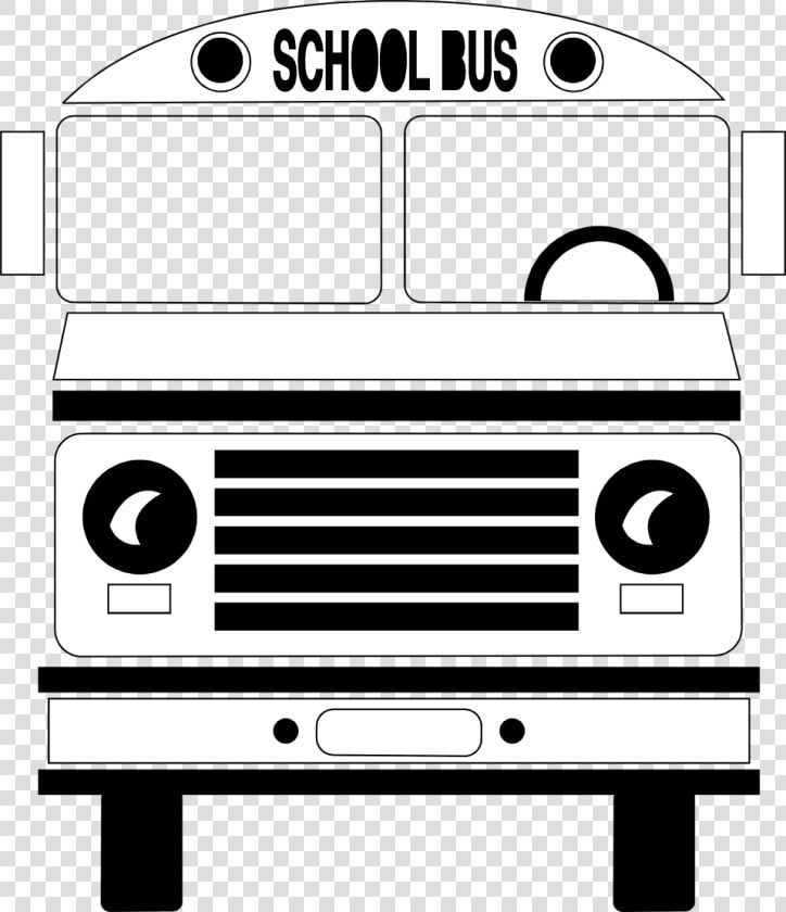 Bus Black And White Free School Bus Clipart Black And   School Clipart Black And White Transparent Background  HD Png DownloadTransparent PNG