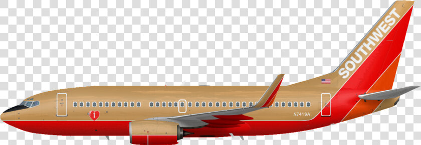 Southwest Airlines Boeing 737   Southwest Airlines Desert Gold  HD Png DownloadTransparent PNG