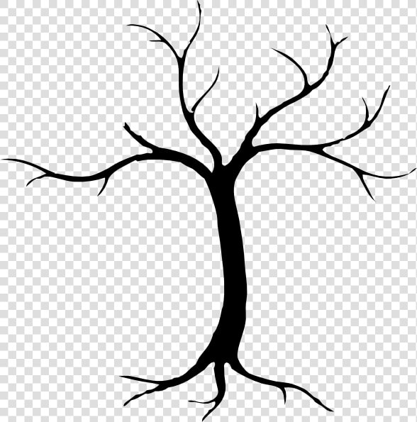 Dead Clipart Dead Body Outline   Dead Tree Drawing Easy  HD Png DownloadTransparent PNG