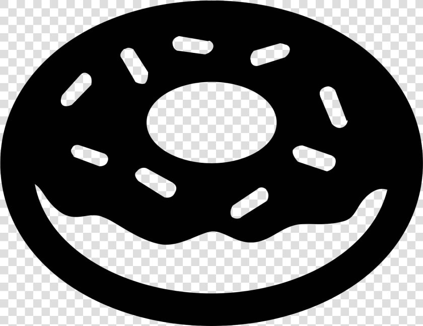 Doughnut Icon Free Download   Donut Vector Black And White  HD Png DownloadTransparent PNG