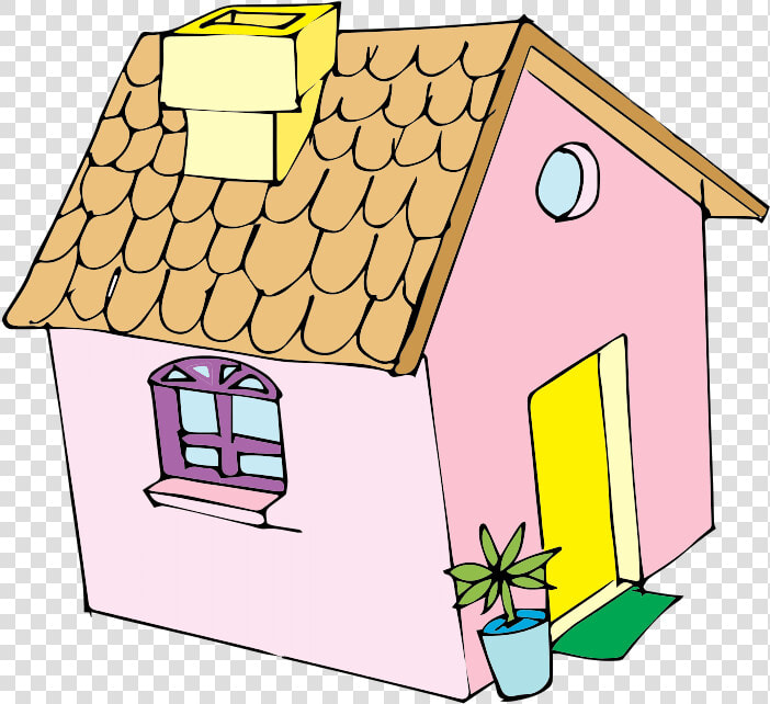 Free Pink House Clip Art   Small House Clipart  HD Png DownloadTransparent PNG