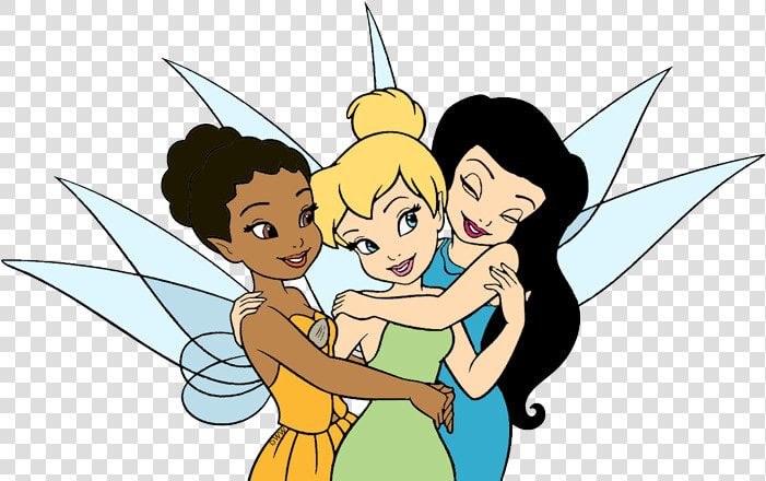 Disney Fairies Group Clip Art Galore   Tinkerbell Fairies Clipart  HD Png DownloadTransparent PNG