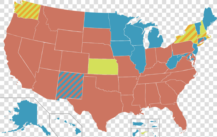 Application De La Peine De Mort Aux États unis   Map Of Us Governors  HD Png DownloadTransparent PNG