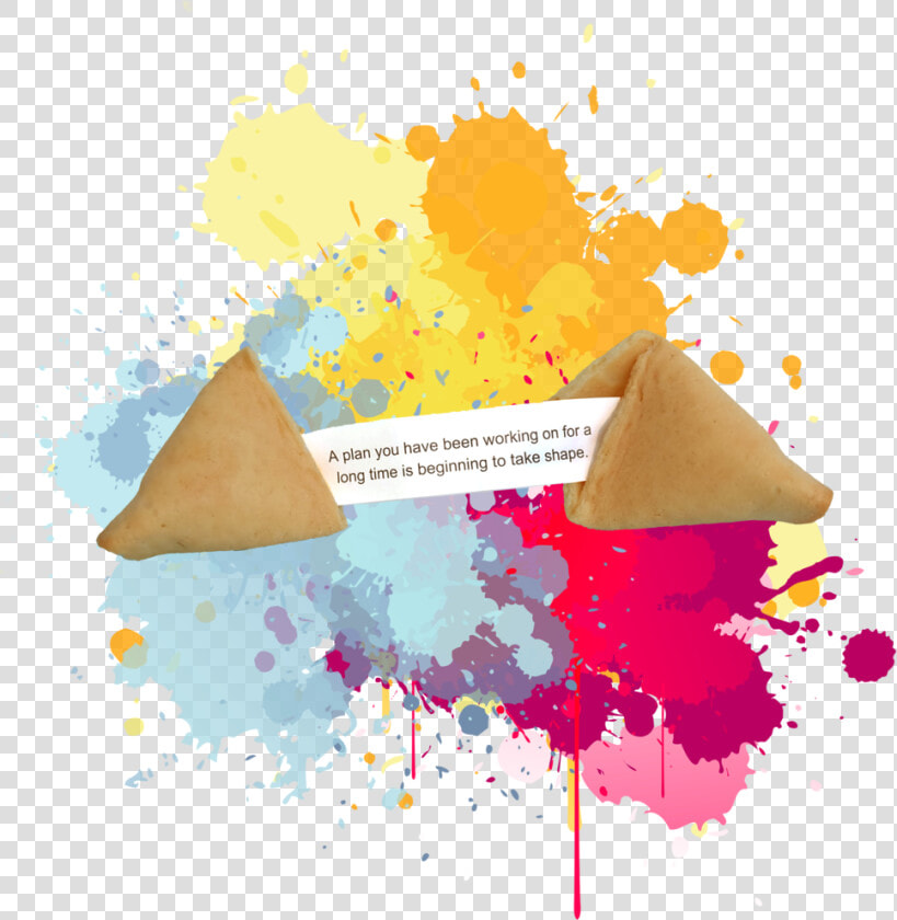 Fortunecookie Version2   Color Splash Png Red Orange  Transparent PngTransparent PNG