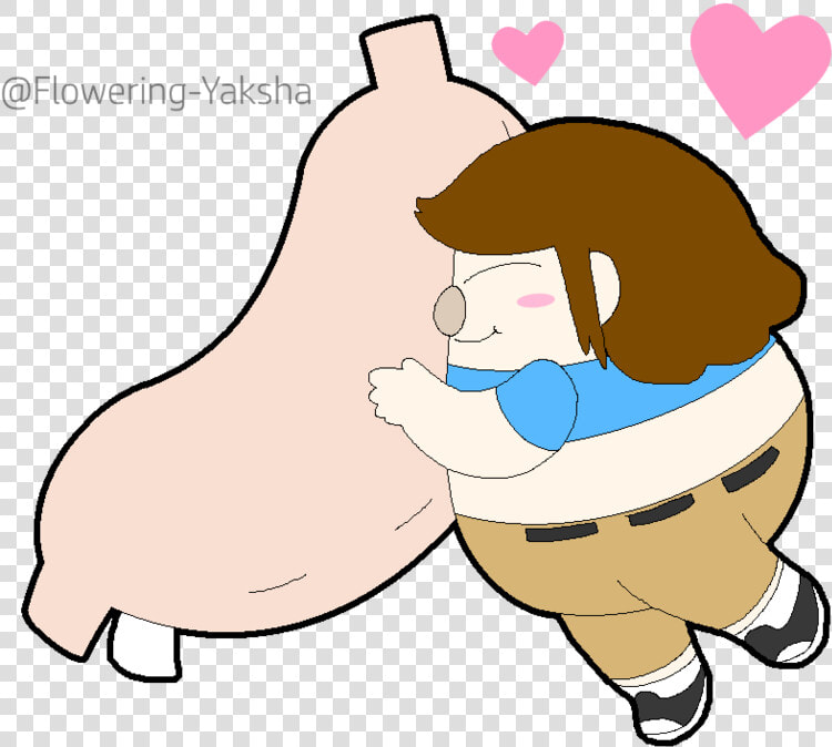 Mookie And His Plush Stomach By Flowering yaksha   Cartoon  HD Png DownloadTransparent PNG