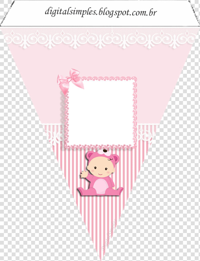 Bandeirola Cha De Bebe Para Imprimir  HD Png DownloadTransparent PNG