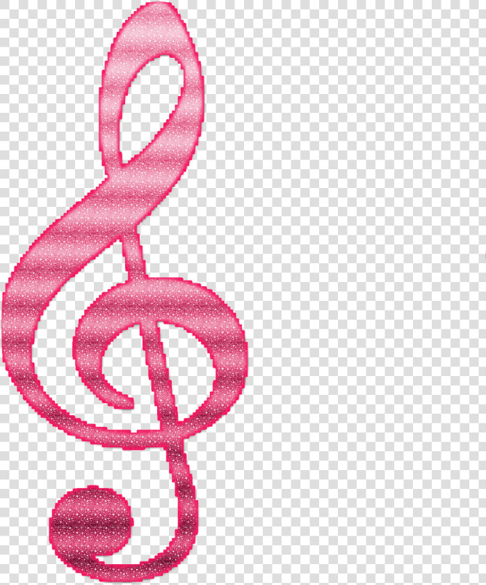 Recursos Para Photoscape   Clipart Pink Treble Clef  HD Png DownloadTransparent PNG