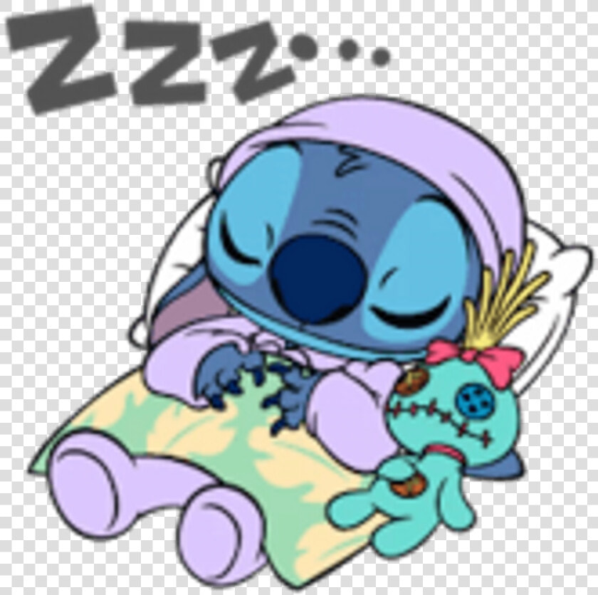 Stitch Sleep Cute Sleeptogether Disney Disneycute Liloa   Stitch Stiker Whatsapp  HD Png DownloadTransparent PNG