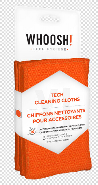 Whoosh 3xl Professional Antibacterial Microfibre Cloth   Whoosh  HD Png DownloadTransparent PNG