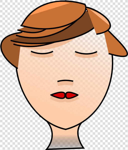 Vector Illustration Of Woman S Head From Art Deco Comic   Woman  39 s Head Cartoon  HD Png DownloadTransparent PNG