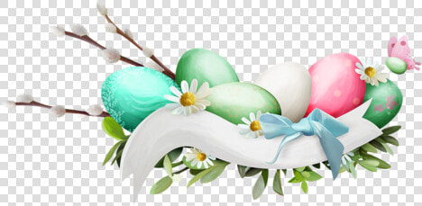  easter  eggs  banner  freetoedit   Гифки Спасибо С Пасхой  HD Png DownloadTransparent PNG