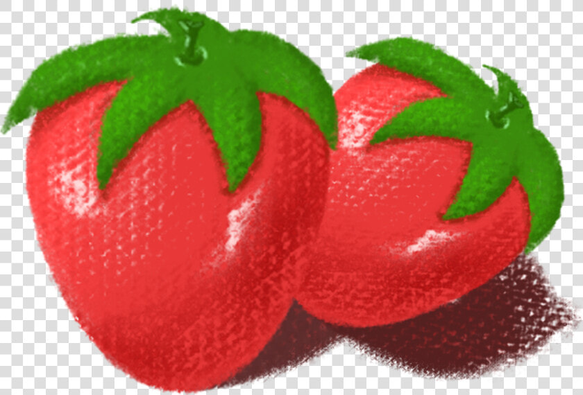 Strawberry Hand Drawn Cute Cartoon Png And Psd   Strawberry  Transparent PngTransparent PNG