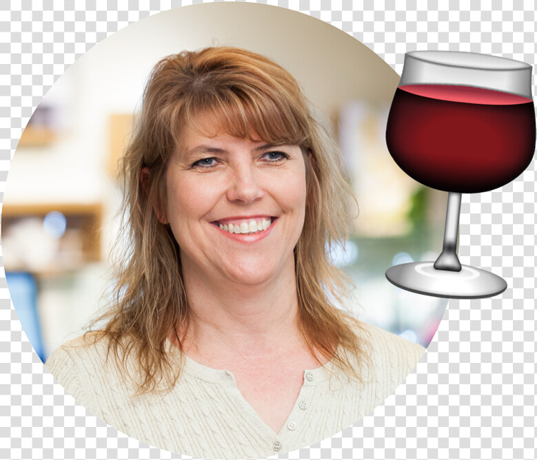 World Emoji Day Tammy Kidder Wine Glass   Wine Glass  HD Png DownloadTransparent PNG