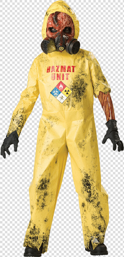 Hazmat Hazard Boy S Costume   Hazmat Zombie Costume  HD Png DownloadTransparent PNG