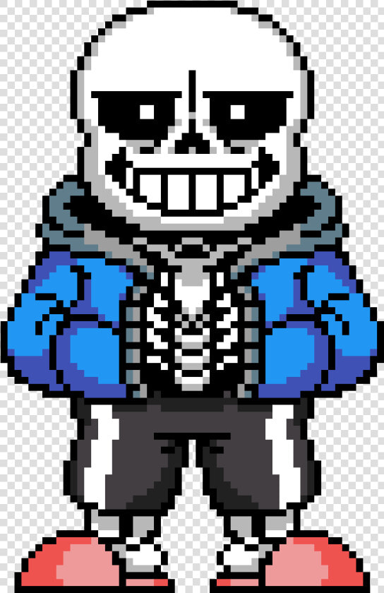 Transparent Sans Sprite Png   Undertale Sans The Skeleton  Png DownloadTransparent PNG