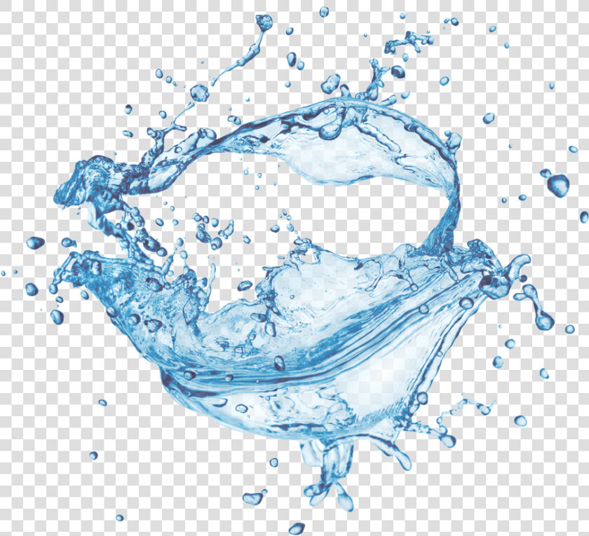 Fresh Water Splash Drop Stock Photography   Purito Deep Sea Pure Water Cream  HD Png DownloadTransparent PNG