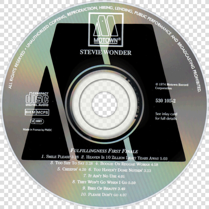 Cd Disc Stevie Wonder  HD Png DownloadTransparent PNG