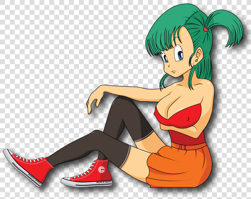 Image Of Bulma Kisscut   Cartoon  HD Png DownloadTransparent PNG