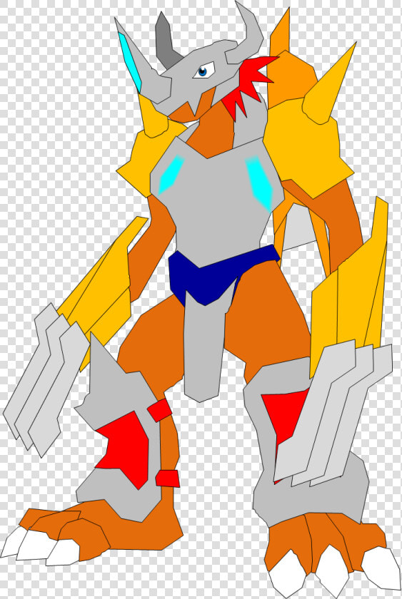 Wargreymon X   Cartoon  HD Png DownloadTransparent PNG