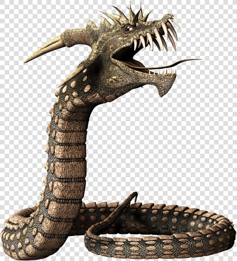 Dragon Snake   Snake With Dragon Head  HD Png DownloadTransparent PNG