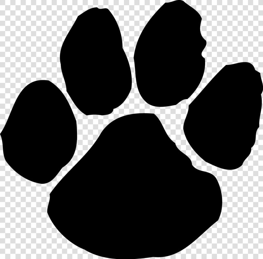 Paw Print Tattoos On Dog Prints Scroll Clipart Transparent   Panther Paw Print Png  Png DownloadTransparent PNG