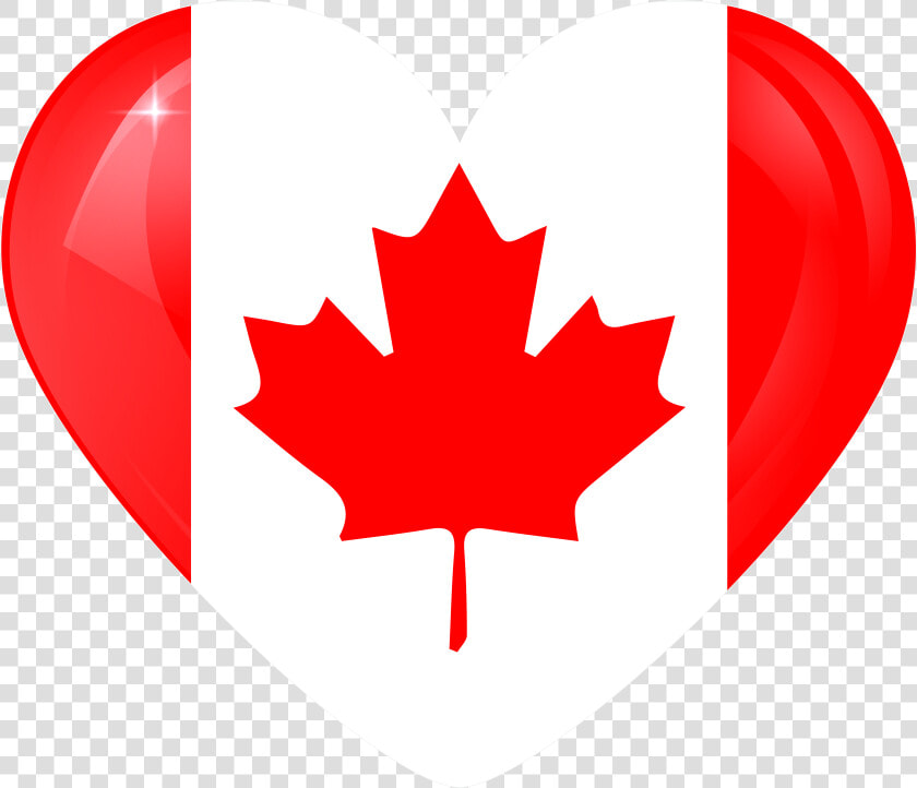 Canadian Flag Png   Transparent Canada Flag Heart  Png DownloadTransparent PNG