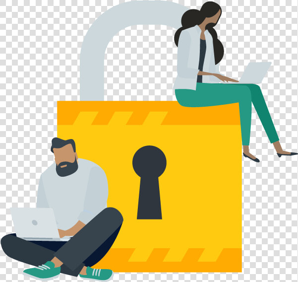 Ethics And Data Security   Data Security Illustration Png  Transparent PngTransparent PNG