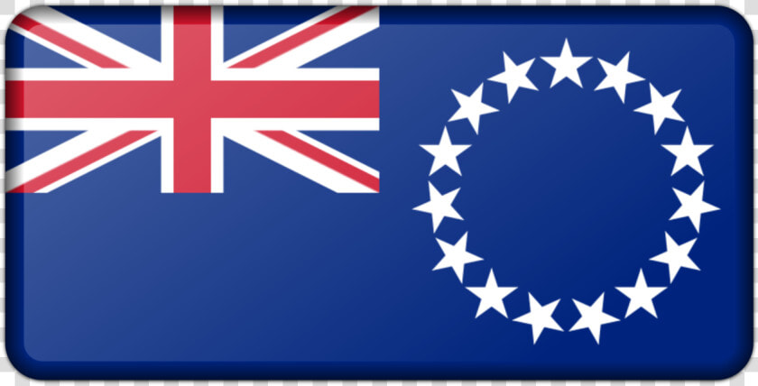 Flag electric Blue cook Islands   Cook Island Flag  HD Png DownloadTransparent PNG