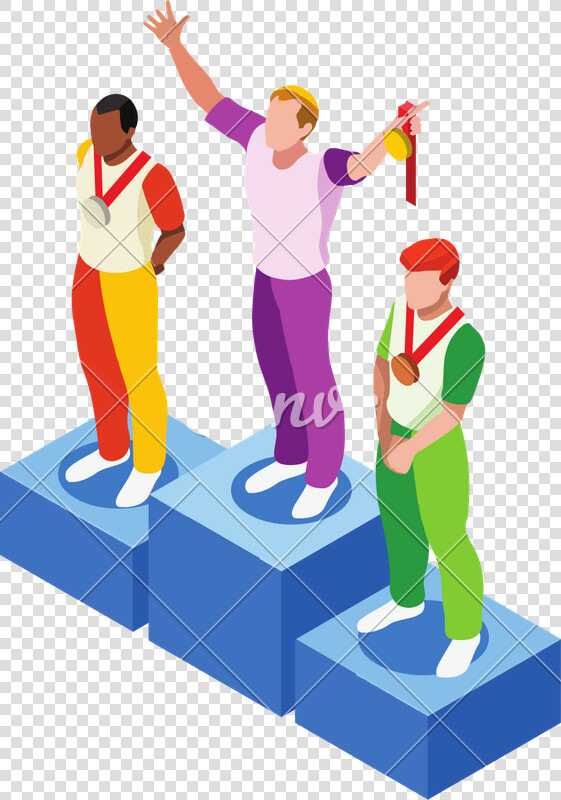 Olympic Podium Clipart   Olympics Podium Vector  HD Png DownloadTransparent PNG