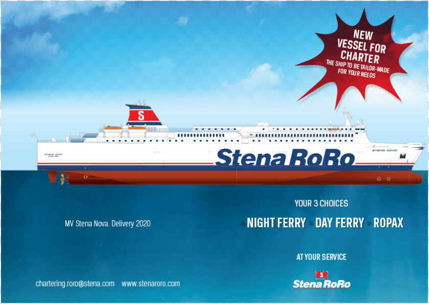 Stena Roro Has Acquired A New Ferry From The Japanese   Stena Nova  HD Png DownloadTransparent PNG