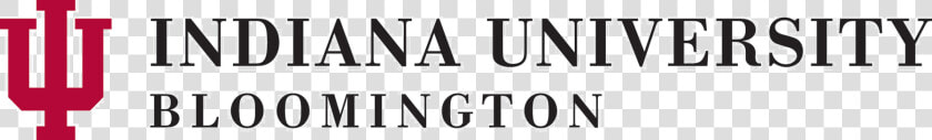 Black University Bloomington Indiana University Logo  HD Png DownloadTransparent PNG