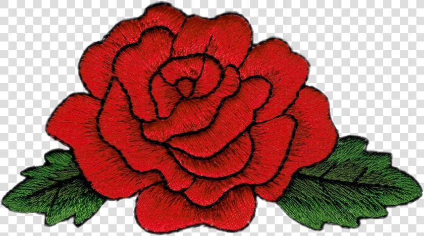  embroidery  rose  flower  embroideredflowers  patch  HD Png DownloadTransparent PNG