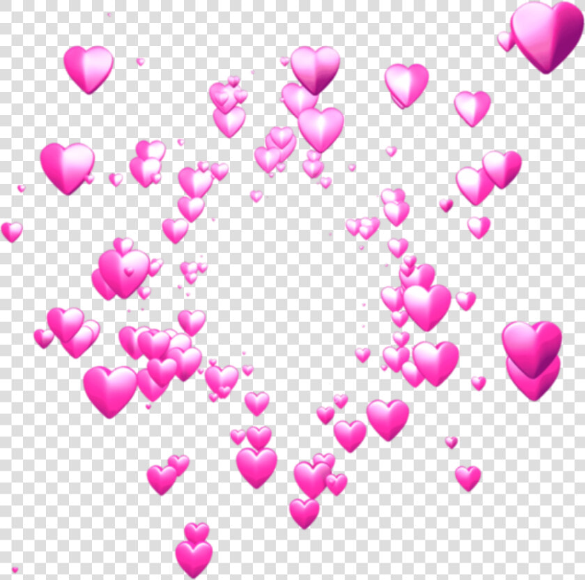  pinkhearts  aesthetic  heart  hearts  pink  goth  emo   Picsart Love Stickers Png  Transparent PngTransparent PNG