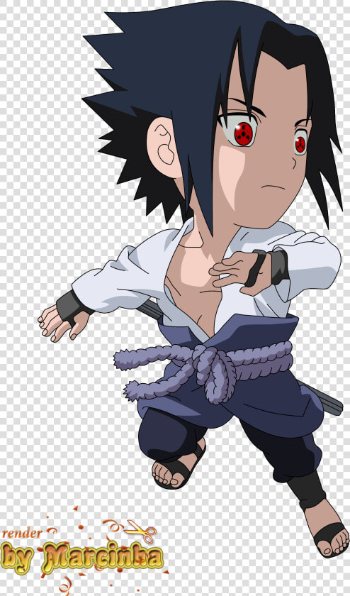 Render Chibi Sasuke Sharingan Eyes By Marcinha20   Transparent Sasuke Chibi Png  Png DownloadTransparent PNG