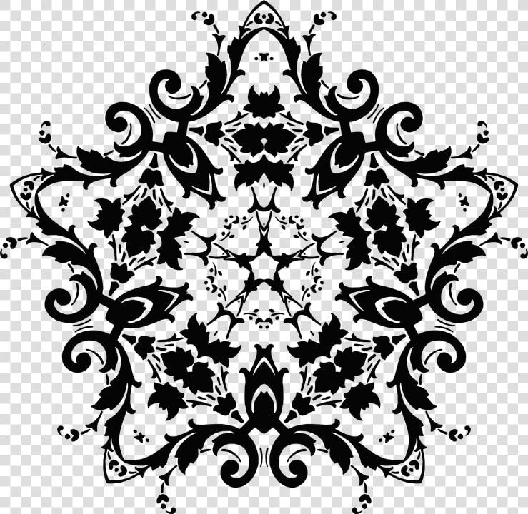 Damask  Floral  Flower  Flourish  Decorative   Portable Network Graphics  HD Png DownloadTransparent PNG