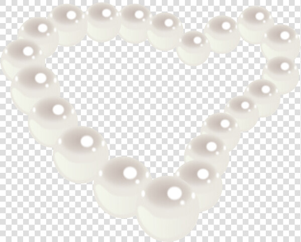 Pearl Heart   Perolas Png  Transparent PngTransparent PNG