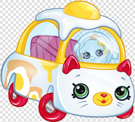 Qt3 22 Shopkins Cutie Cars Qt Cuties Egg Cart   Cartoon  HD Png DownloadTransparent PNG