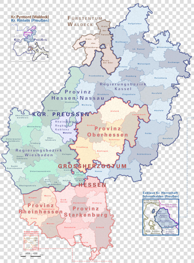 Map Of Hessen  HD Png DownloadTransparent PNG