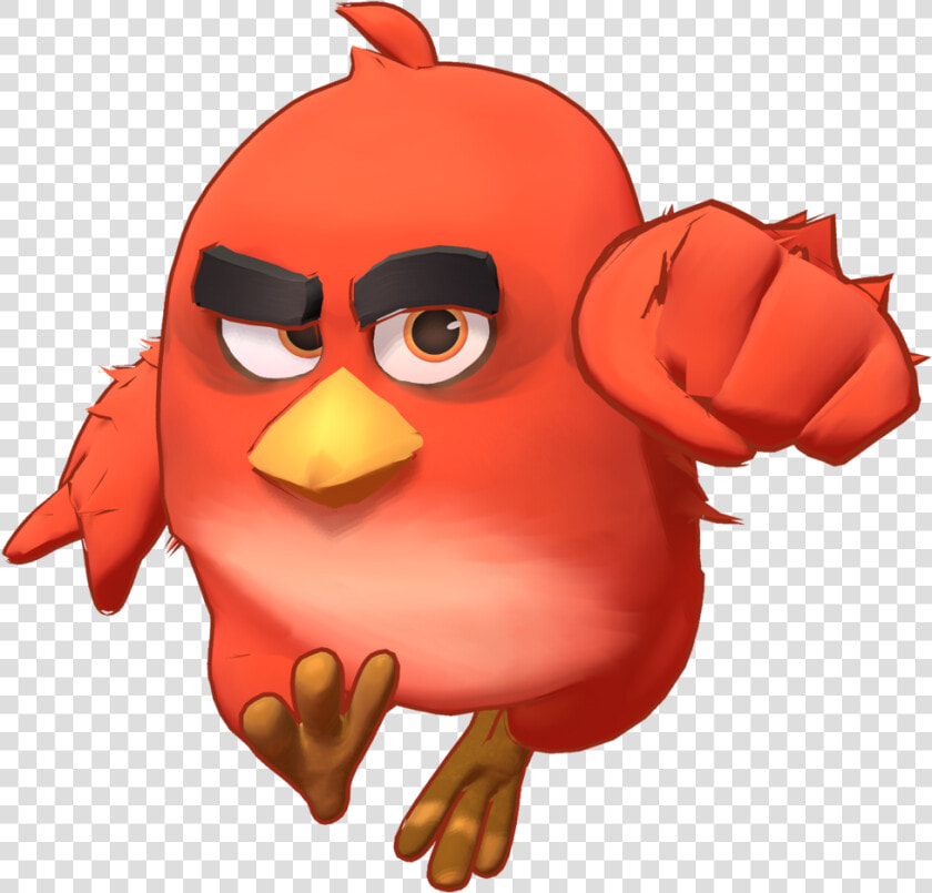 Angry Birds Art Real Life Red   Red Angry Bird Png  Transparent PngTransparent PNG