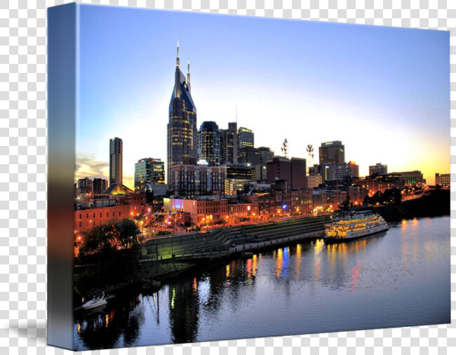 Nashville Skyline Cityscape Art Photography   Nashville  HD Png DownloadTransparent PNG