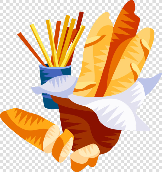 Vector Illustration Of European Cuisine French Baguette  HD Png DownloadTransparent PNG