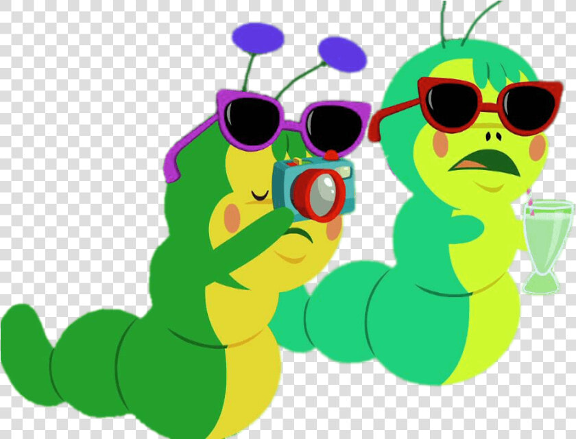 Julius Jr Characters Sylvia And Gloria The Caterpillars   Caterpillar  HD Png DownloadTransparent PNG