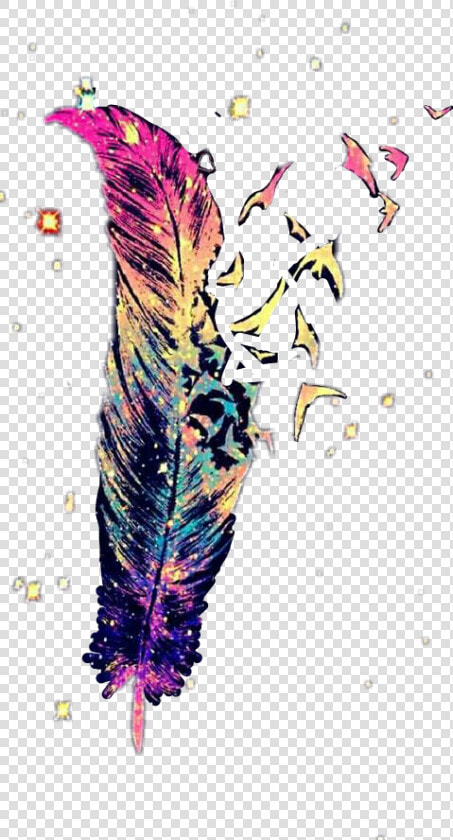  pluma  plumas  plumatumblr✌  espacial  yulitza1239   Illustration  HD Png DownloadTransparent PNG