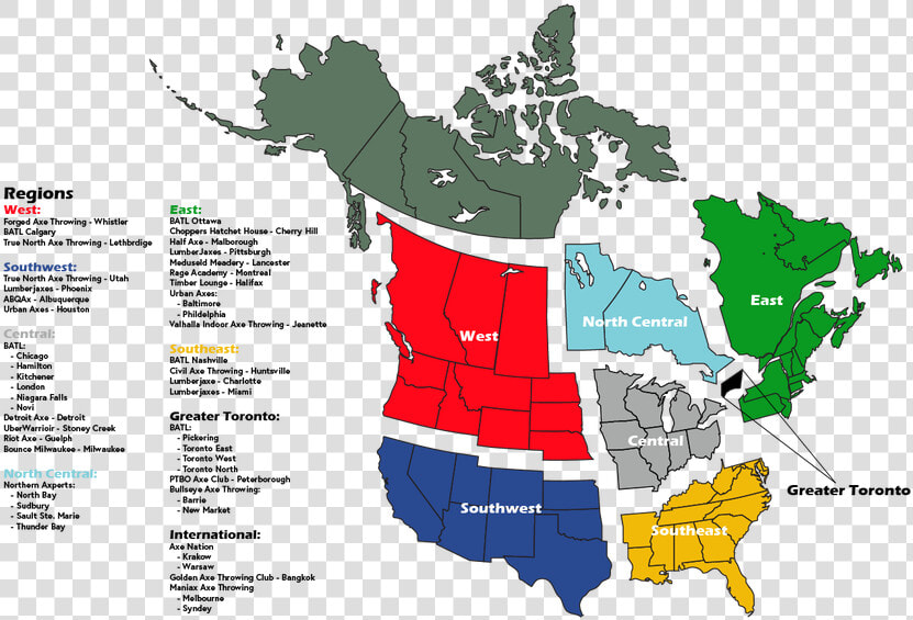 Natf Competitive Regions   Renewable Energy Tracking System In North America  HD Png DownloadTransparent PNG