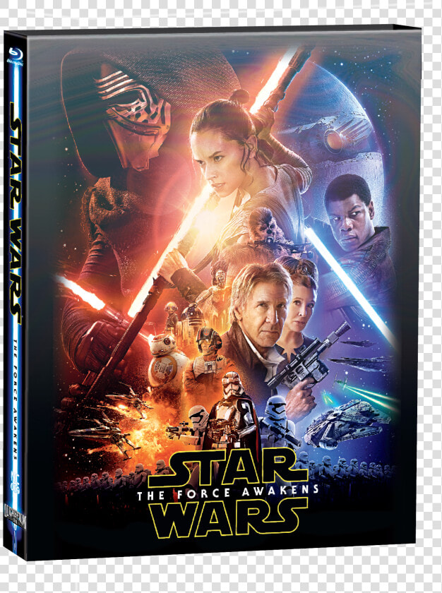 Episode Vii   Star Wars Episode 7 The Force Awakens Blu Ray  HD Png DownloadTransparent PNG