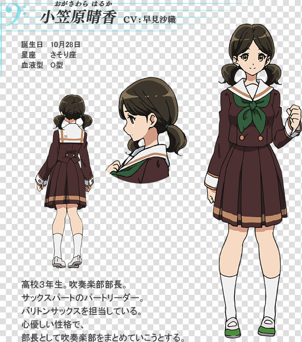 Haruka   Kyoto Animation Character Style  HD Png DownloadTransparent PNG